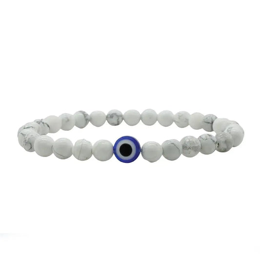 Blue Eyes Planets White Natural Stones SANATHAN