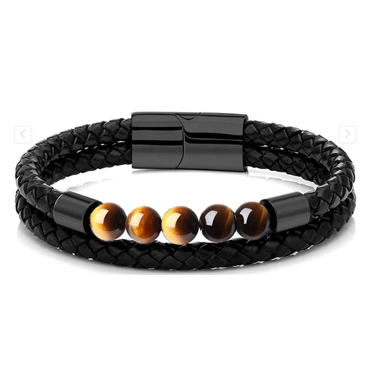 Tiger Eye Bracelet for Courage & Strength SANATHAN